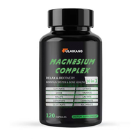 Complejo de Magnesio de Alta Absorción 900mg, Fórmula 10 en 1 con Glicinato y Citrato para el Sistema Nervioso y la Salud del Sueño, 120 Cápsulas
