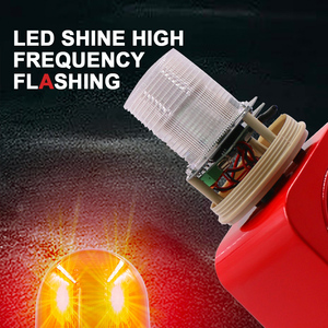 Còi Cảm Ứng Lò Vi Sóng Cầm Tay Đèn Hiệu Cảnh Báo Cảm Biến Chuyển Động Chống Nước Công Nghiệp Có Còi Báo Động - Product Image 2