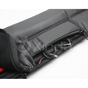 Bolsa de herramientas de manguera de compresor de aire personalizada bolsa de almacenamiento de látigo de grasa de vehículo de cuero de fibra de carbono - Product Image 6