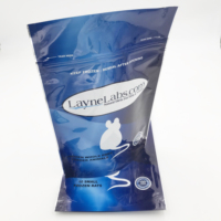 Feuille d'aluminium matériau flexible debout ziplock sac d'emballage alimentaire pour animaux de compagnie