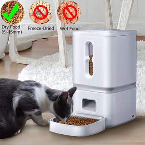 Alimentador automático para gatos de 7l, dispensador automático de alimentos para 1-4 porciones de comida, grabación de voz, comederos temporizados para gatos para alimentos secos, alimentador inteligente - Product Image 2