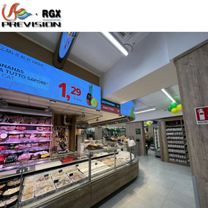 Tira <span class=keywords><strong>de</strong></span> pantalla LED a todo color personalizada, publicidad interior y exterior, barras <span class=keywords><strong>de</strong></span> supermercado, fabricación <span class=keywords><strong>de</strong></span> origen para señalización <span class=keywords><strong>de</strong></span> tienda - Product Image 3