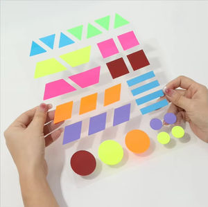 Factory Custom Creative Small Book Transparent PET Self-adhesive <b>Sticky</b> <b>Note</b> Pagemarker High Quality Colors Block Multiple - Product Image 1