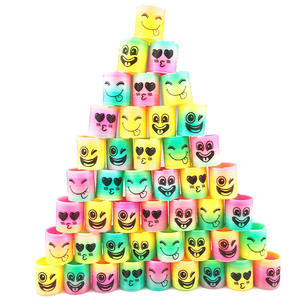 Colorful Rainbow <strong>Slinki</strong> <strong>Toy</strong> Magic Spring Circle Novelty <strong>Toy</strong> Cute Styles Plastic Rainbow Circle - Product Image 4