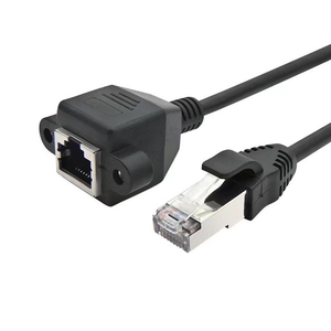 Tùy chỉnh Cat6 lắp ráp cáp, RJ45 nối cáp nam nữ, cáp mở rộng với vít Bảng điều chỉnh núi dây nịt - Product Image 5