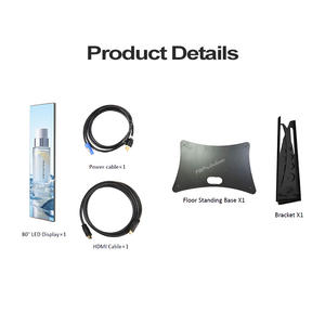 TOPvision P2.5 портативный умный цифровой рекламный плеер, подвижный настил, стоящий наружный светодиодный плакат с колесами - Product Image 3