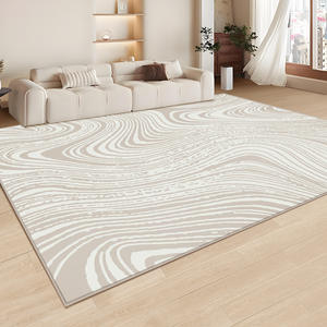 Alfombra Geométrica Elegante Rectangular de Imitación de Cachemira para Sala de Estar, Cobertura Total, Decoración Moderna para el Hogar, Estilo 2025 - Product Image 5