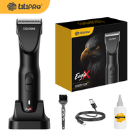 Tondeuse à poils de chien électrique puissante LILIPRO EagleX A5, silencieuse, rechargeable, tondeuse pour animaux de compagnie, chat, kit de toilettage pour chevaux sans fil