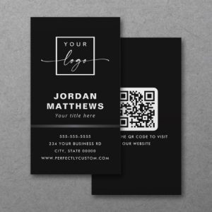 Cartes de remerciement, cartes de visite et cartes postales de luxe, personnalisées en couleur, épaisses, avec impression de logo, pelliculage mat, gaufrage et finition artisanale - Product Image 2