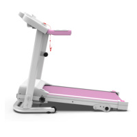 Caminadora Eléctrica Plegable Manual con Motor de 2.5HP, Pantalla LED y Alta Inclinación, Equipo de Gimnasio, Dropshipping