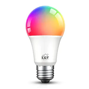 مصباح Led ذكي واي فاي, 100-265 فولت E26 E27 ديكور المنزل Tuya App التحكم 9 واط 10 واط RGB واي فاي مصباح Led ذكي