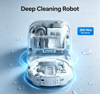 Nouveau Robot Aspirateur Laveur ROMO P2 Combo, Aspiration 36000Pa, Station d'Auto-Nettoyage à Eau Chaude 80°C, Nettoyage des Bords, Moteur Sans Balais, Nettoyage Automatique