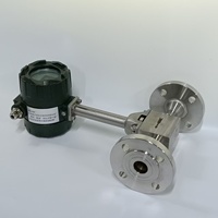 Débitmètre vortex Anjun DN15 0,378-3,78 m³/h PN1,6 MPa pour eau et liquides, HART, acier inoxydable, à bride