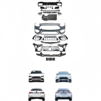 Kit carrosserie complet de haute qualité pour pare-chocs avant et arrière Mercedes Classe C W206, mise à niveau vers AMG C63, ajustement parfait, installation sans dommages