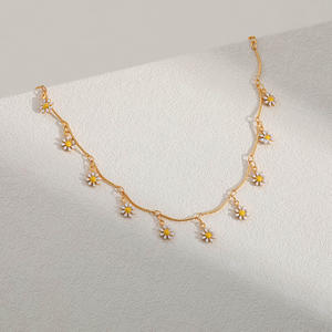 Chevillère bohème plaquée or 18 carats pour femme |   Bijoux de pied en cuivre pour <span class=keywords><strong>les</strong></span> <span class=keywords><strong>vacances</strong></span> d'été à la plage - Product Image 5