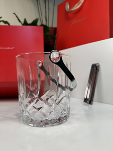 Glass Drinking Tubs with Handle Beverage & Ice Buckets for Bar Tableware for Champagne Parties - Product Image 5