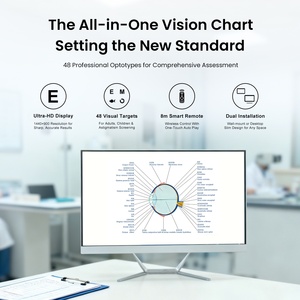 Large Screen 23.8 Inch Led Visual Chart Height Adjustment Optometry Equipment <b>Instrument</b> Ac 110-240v for <b>Optic</b> - Product Image 2