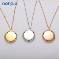 Pendentif Médaillon Rond à Sublimation DIY pour Photos et Souvenirs, en Métal, pour Bijoux et Artisanat