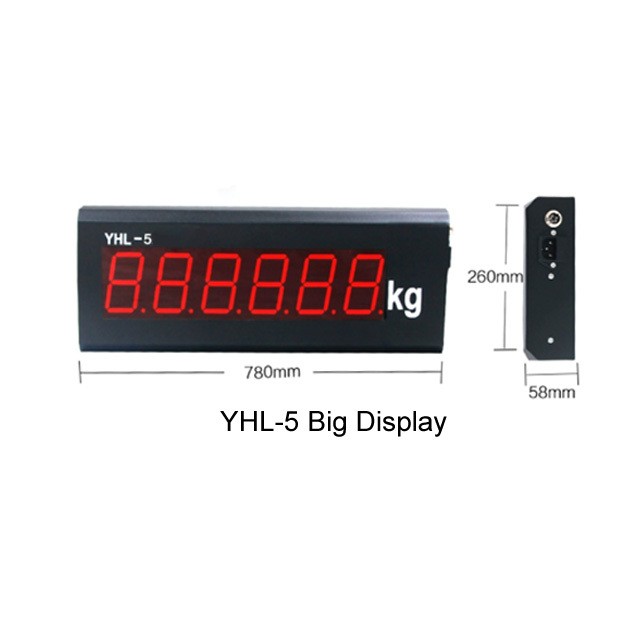 YHL 5-Inch Big Display RS232 Weight Repeater Force Sensor and Load Cell for Weighbridge Scale