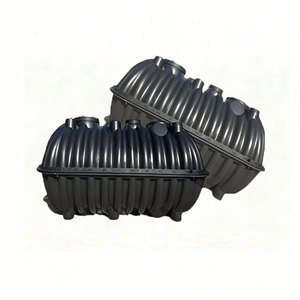Citerne septique en plastique PE de haute qualité à prix abordable, avec trois compartiments, pour installation souterraine, expédition en gros pour les grossistes en équipements sanitaires - Product Image 1