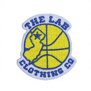 تصميم شعارات أندية كرة القدم المخصصة، رقع مطرزة بالجملة، ملصقات تطريز قابلة للكي على قمصان كرة السلة - Product Image 4