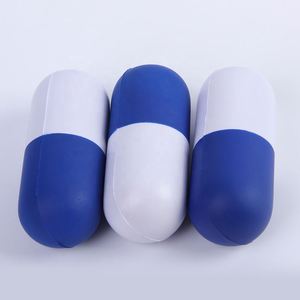 Pelota Antiestrés de PU en Forma de Cápsula, Juguete Suave Promocional, Alivia el Estrés, con Logotipo Personalizado - Product Image 3
