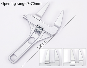 Bán Sỉ Cờ Lê Phòng Tắm Bộ Dụng Cụ Sửa Chữa Hợp Kim Nhôm Nhẹ Siêu Mỏng Thân Ngắn 16-<span class=keywords><strong>68Mm</strong></span> - Product Image 5
