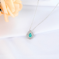 2020 Usine Femmes Bijoux Collier Argent 925 Collier Pierres Précieuses Femmes Bijoux Pendentif Colliers Cadeau 2020 Classique Logo Personnalisé