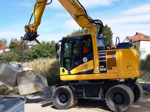Prix d'usine PW158-11 Excavatrice sur roues de 16 tonnes avec système hydraulique de 110 kW pour les projets routiers, d'assainissement et municipaux - Product Image 6