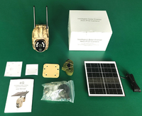 Caméra de chasse 4G LTE avec détection PIR, alimentation solaire, vision nocturne, panoramique/inclinaison, pour la surveillance extérieure et la sécurité de la faune.