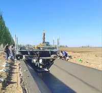 Crawler Self-propelled Curb Slipform Machine One-time Pouring Concrete Road Kerb Stone Machine