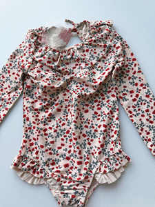 Maillot de bain pour enfants imprimé en gros 2025 été à manches longues garçon maillots de bain troncs à volants filles Bikinis ensemble Biquinis baigneurs vêtements - Product Image 4