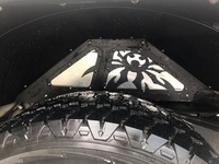 Garde-boue intérieure ventilée, pour jeep JK wrangler de 2007 à 2017