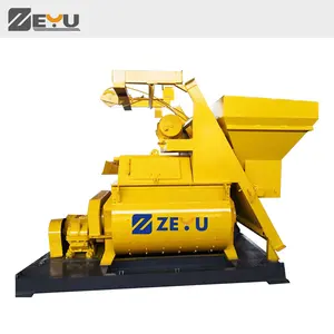 ZEYU Marken automatische Zuführung js Serie Doppel wellen betonmischer 0, 5 m3 für Mischa nlage