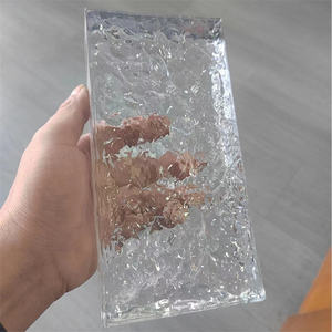 Ladrillos <span class=keywords><strong>de</strong></span> <span class=keywords><strong>vidrio</strong></span> transparente utilizados para la construcción <span class=keywords><strong>de</strong></span> muros con patrones ondulados <span class=keywords><strong>en</strong></span> la superficie - Product Image 6