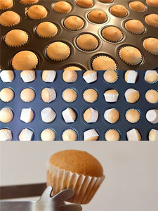 <span class=keywords><strong>Moule</strong></span> à gâteau miniature commercial 18x26 pouces, diamètre 35 mm, <span class=keywords><strong>moule</strong></span> à cupcakes, mini moules à muffins pour boulangerie industrielle - Product Image 2