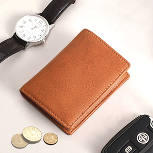 Cartera Corta de Cuero Genuino de Alta Calidad con Cierre Abierto para Mujer, Multifuncional, con Múltiples Ranuras para Tarjetas y Compartimentos para Efectivo - Product Image 2