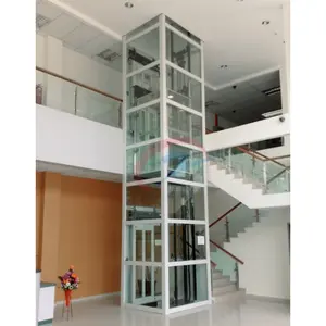 3-10M Elektrische Huis Villa Lift Passagier Persoonlijke Liften 3 Verdieping Indoor Outdoor Residentiële Home Lift Liften