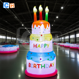 โมเดลเค้กเป่าลมก<span class=keywords><strong>ลา</strong></span>งแจ้งปรับแต่งได้ของเล่นยักษ์เป่าลมสำหรับร้านเค้กและร้านขนมหวาน - Product Image 1