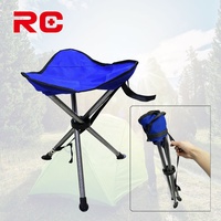 Chaise triangulaire pliante tabouret à trois pieds chaise de pêche en plein air chaise de plage portable