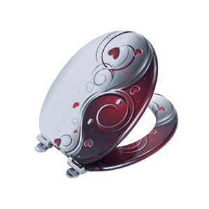 Siège de toilette d'hôtel moderne en bois MDF à fermeture douce avec fermeture avant stable léger facile à fixer durable - Product Image 3