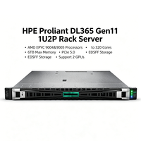 Server Rak HPE ProLiant DL365 Gen11 8SFF CTO 3.75GHz DDR5 64GB Efisiensi Tinggi untuk Perusahaan, Tersedia