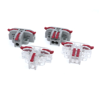 Hochleitfähiger Kupfer-T-Verbinder 32A 0,08-4mm² Push-in-Hebelklemmenblock für Stromverzweigung