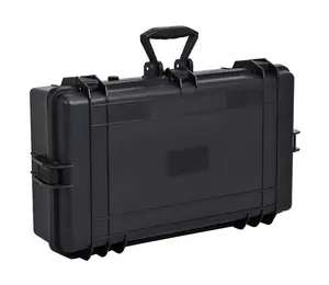Étui rigide et étanche avec mousse Étui rigide pour appareil photo Boîte à outils tactique de sécurité en plastique pour l'équipement de voyage et de voiture