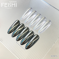 Poudre de pigment pour vernis à ongles, effet chrome verre, vente chaude 2026, fournitures pour ongles, pigment, poudre recouverte de lumière du soleil