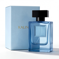 Atomiseur de parfum rechargeable en verre vide de 100 ml, vente en gros premium, emballage personnalisé avec logo, flacon de parfum de luxe avec boîte