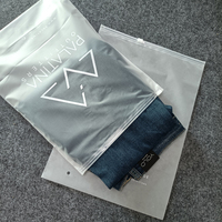 Sacs en plastique biodégradables à 100 % pour vêtements de bain, sacs en PE à fermeture éclair, sacs en polyéthylène à fermeture éclair, sacs en plastique pour vêtements avec logo