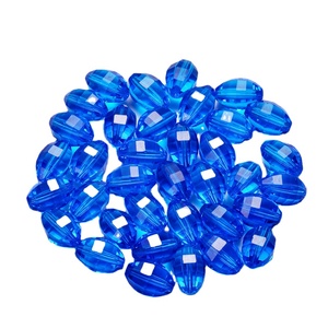 Perles en verre ovales synthétiques à trou droit en gros pour la fabrication <span class=keywords><strong>de</strong></span> bijoux DIY, bracelets - Product Image 5