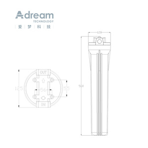 Sistem Filter Air Seluruh Rumah 3 Tahap 20 inci, Sedimen Karbon CTO, Housing Transparan - Product Image 4