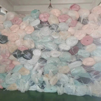 Grand discount couverture tissu stock de lot rouleau polyester couleur unie gaufré flanelle polaire couverture tissu stock